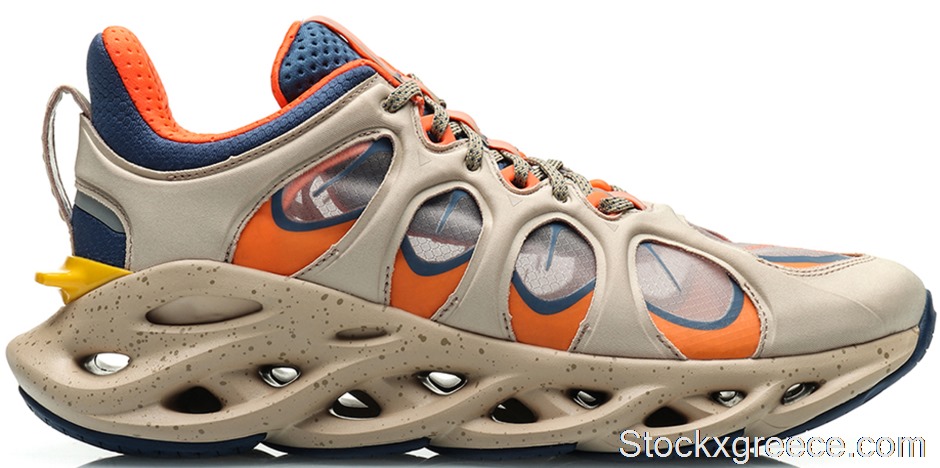 Outlet Li-Ning Arc Ace Beige Blue Orange (Kith exclusive)