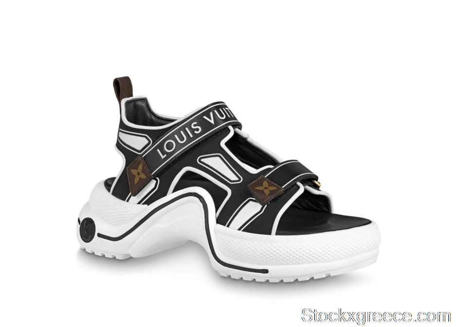 Outlet Louis Vuitton Archlight Sandal Black White (W) 1A7U60