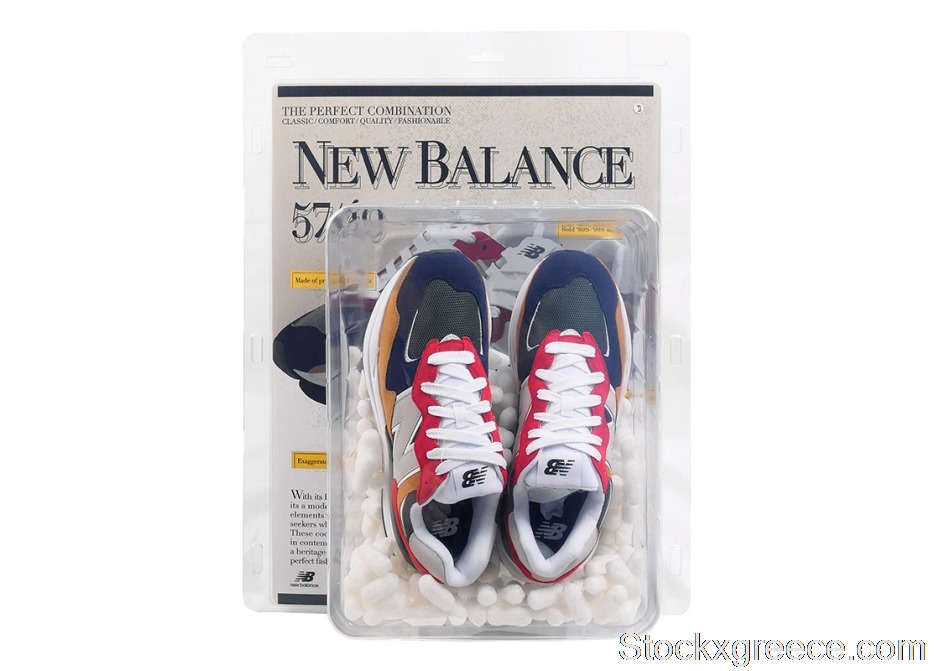 Outlet New Balance 57/40 DAHOOD Tan Red Navy (Special Box) M5740GD
