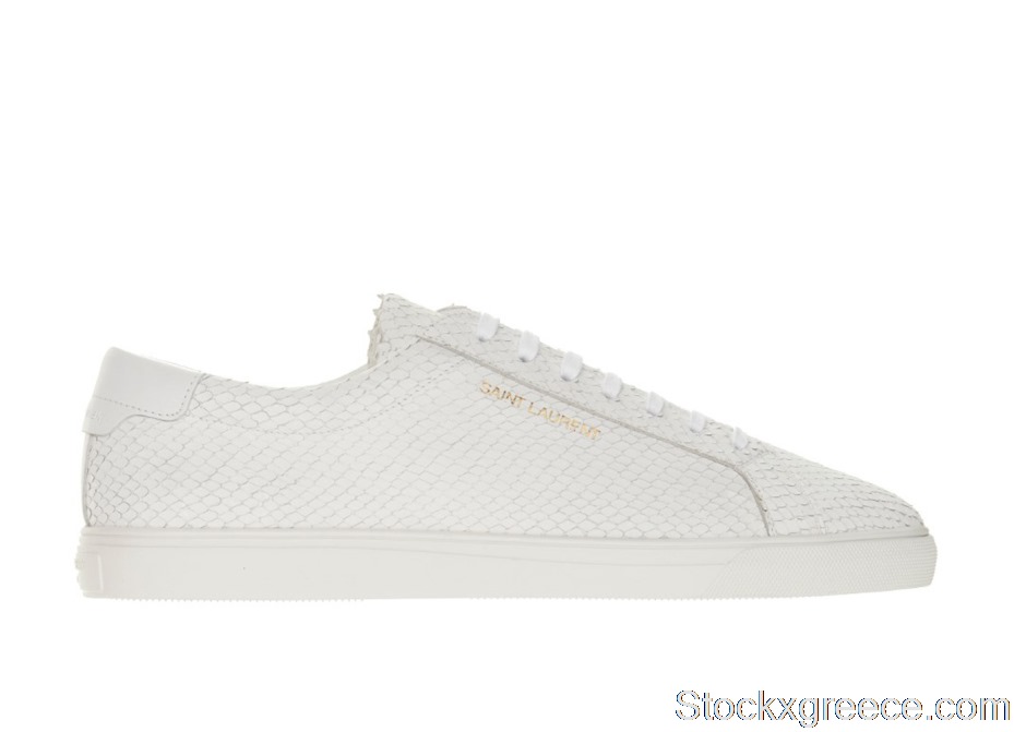 Outlet Saint Laurent Andy Python White 65007816E109030