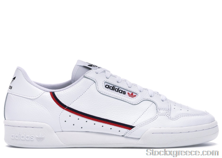Outlet adidas Continental 80 White Scarlet Navy G27706