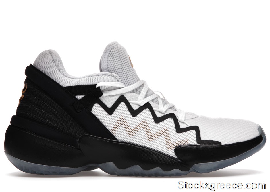 Outlet adidas D.O.N. Issue #2 White Black Gold FU7384
