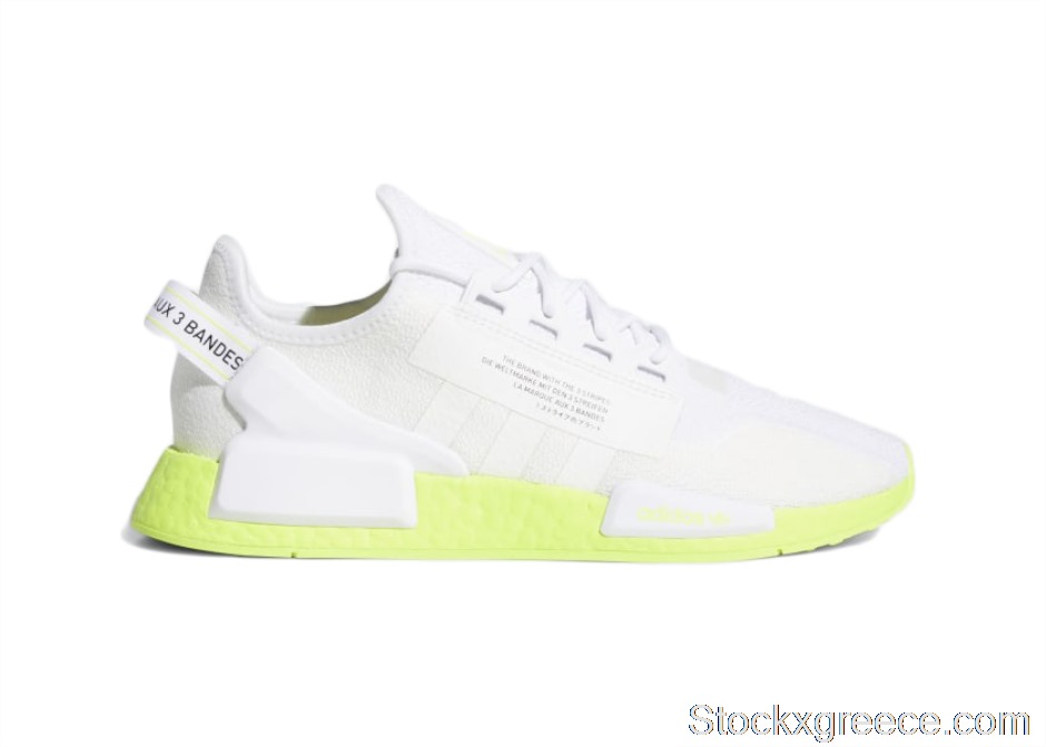 Outlet adidas NMD_R1 V2 Cloud White Neon FX3903