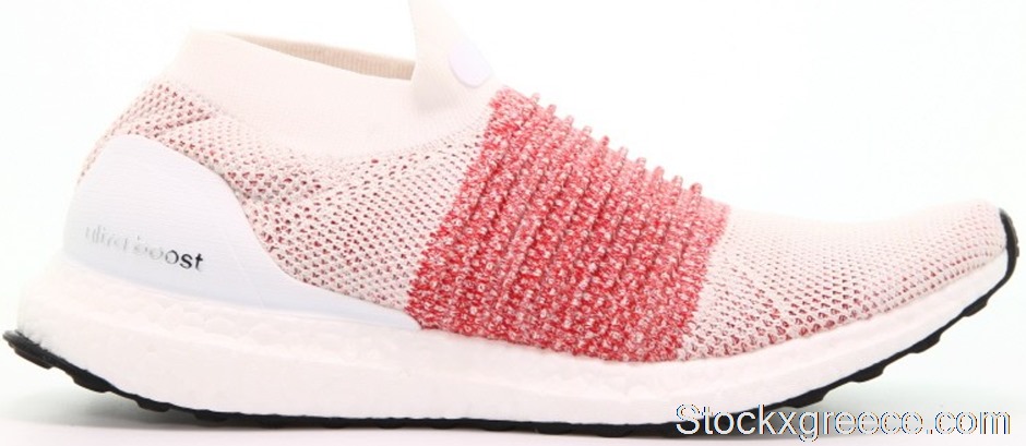 Outlet adidas Ultra Boost Laceless White Scarlet BB6136